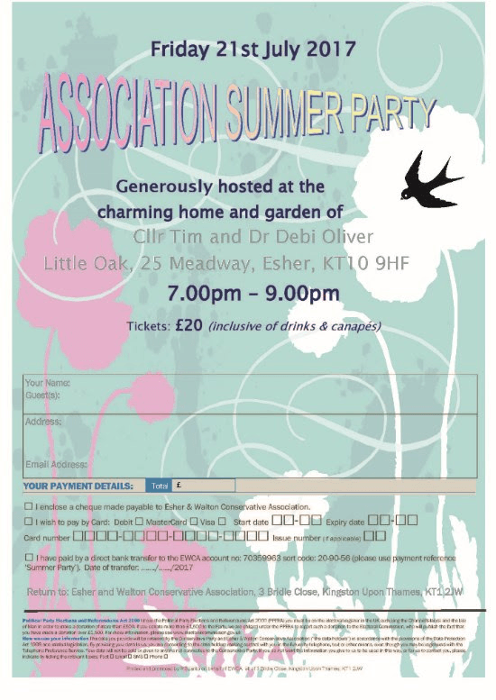Summer Event flyer