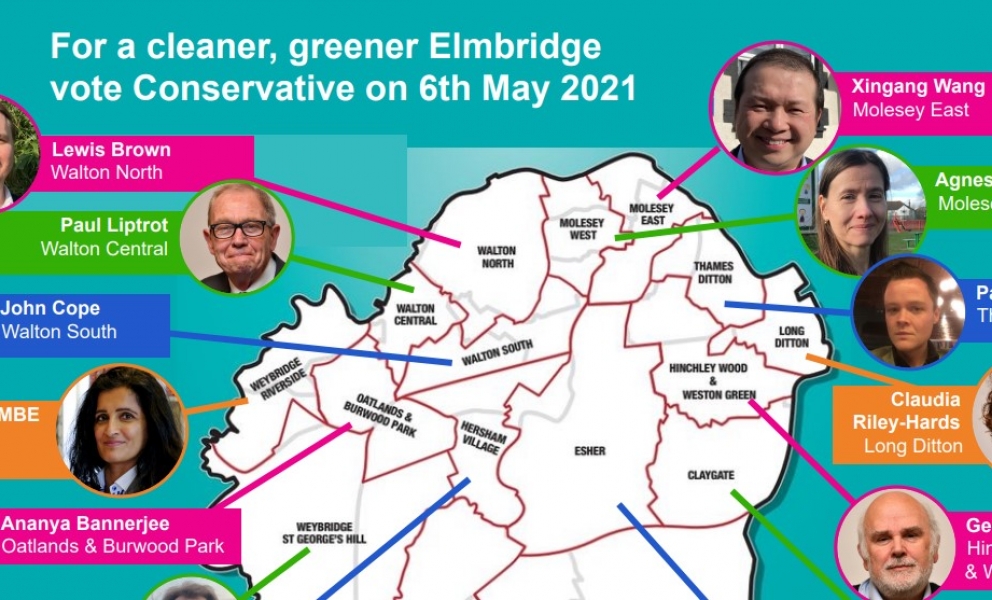 Your 2021 Conservative candidates for Elmbridge Borough Council