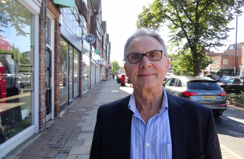 Dr Peter Szanto in Esher High Street