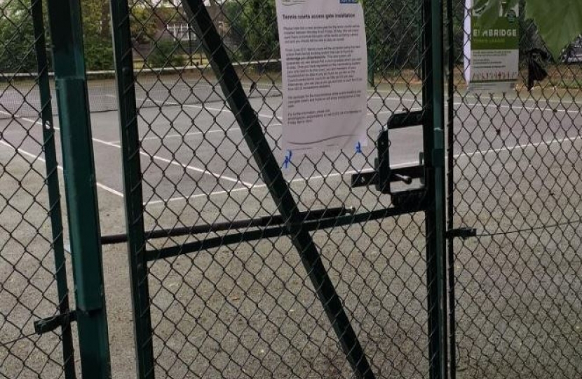 Tennis courts will be free this summer 