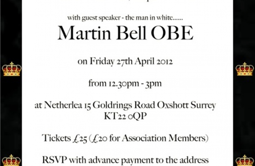 EWCWO event with Martin Bell OBE