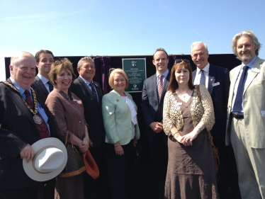 Walton Councillors at the Official Opening with the Mayor and our local MP